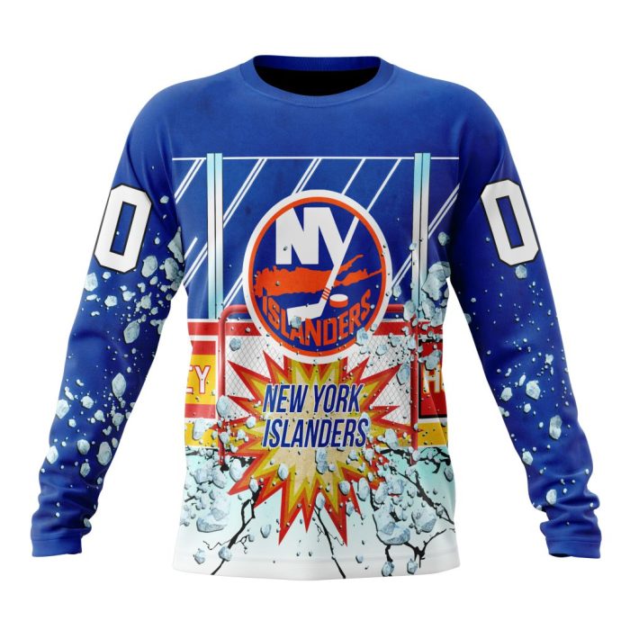 Personalized NHL New York Islanders With Ice Hockey Arena Unisex Sweatshirt SWS2961