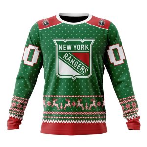 Personalized NHL New York Rangers Special Ugly Christmas Unisex Sweatshirt SWS2996