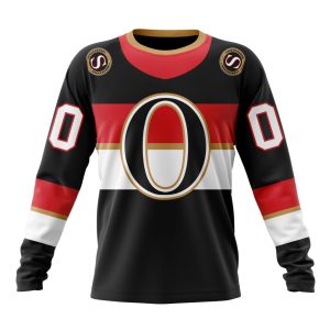Personalized NHL Ottawa Senators Special Reverse Retro Redesign Unisex Sweatshirt SWS3053