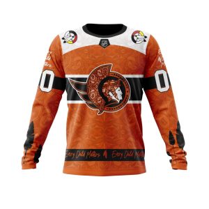 Personalized NHL Ottawa Senators Specialized Design Support Child Lives Matter Unisex Sweatshirt SWS3058