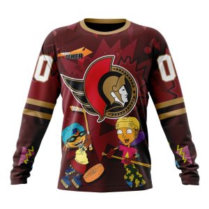 Personalized NHL Ottawa Senators Specialized For Rocket Power Unisex Sweatshirt SWS3063