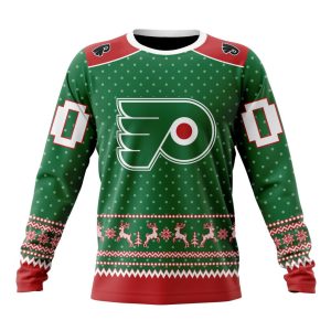 Personalized NHL Philadelphia Flyers Special Ugly Christmas Unisex Sweatshirt SWS3111