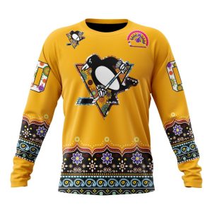Personalized NHL Pittsburgh Penguins Jersey Hockey For All Diwali Festival Unisex Sweatshirt SWS3147
