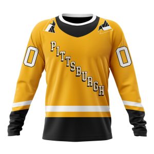 Personalized NHL Pittsburgh Penguins Special Reverse Retro Redesign Unisex Sweatshirt SWS3170