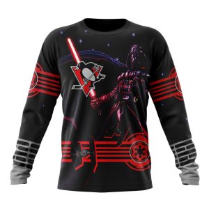 Personalized NHL Pittsburgh Penguins Specialized Darth Vader Version Jersey Unisex Sweatshirt SWS3173