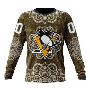 Personalized NHL Pittsburgh Penguins Specialized Mandala Style Unisex Sweatshirt SWS3184