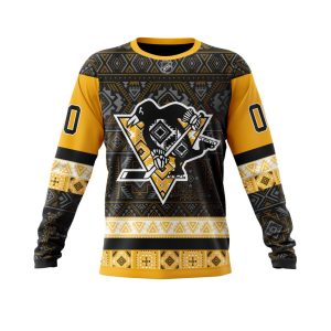 Personalized NHL Pittsburgh Penguins Specialized Native Concepts Unisex Sweatshirt SWS3185