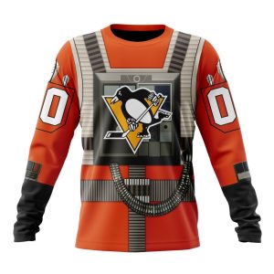 Personalized NHL Pittsburgh Penguins Star Wars Rebel Pilot Design Unisex Sweatshirt SWS3190