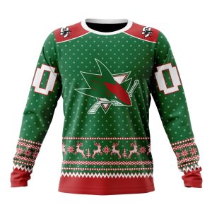 Personalized NHL San Jose Sharks Special Ugly Christmas Unisex Sweatshirt SWS3233