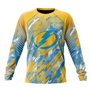 Personalized NHL Tampa Bay Lightning Fearless Against Childhood Cancers Unisex Sweatshirt SWS3385