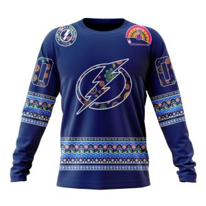 Personalized NHL Tampa Bay Lightning Jersey Hockey For All Diwali Festival Unisex Sweatshirt SWS3389