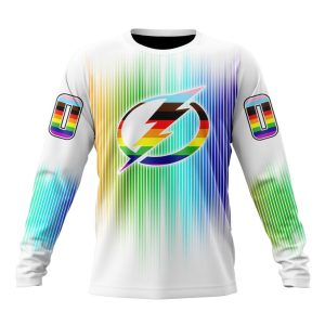 Personalized NHL Tampa Bay Lightning Special Design For Pride Month Unisex Sweatshirt SWS3400