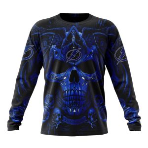 Personalized NHL Tampa Bay Lightning Special Design With Skull Art Unisex Sweatshirt SWS3402