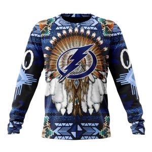 Personalized NHL Tampa Bay Lightning Special Native Costume Design Unisex Sweatshirt SWS3404