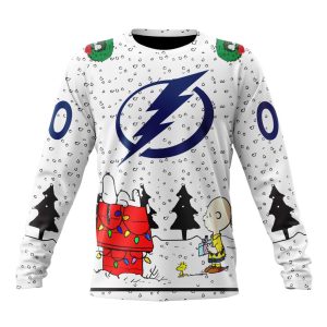 Personalized NHL Tampa Bay Lightning Special Peanuts Design Unisex Sweatshirt SWS3407