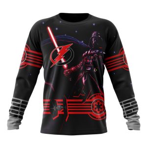 Personalized NHL Tampa Bay Lightning Specialized Darth Vader Version Jersey Unisex Sweatshirt SWS3414