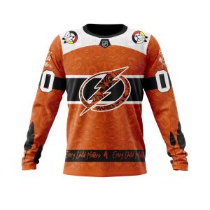 Personalized NHL Tampa Bay Lightning Specialized Design Support Child Lives Matter Unisex Sweatshirt SWS3416