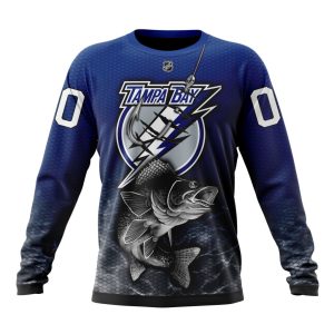 Personalized NHL Tampa Bay Lightning Specialized Fishing Style Unisex Sweatshirt SWS3421
