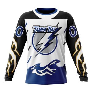 Personalized NHL Tampa Bay Lightning Specialized Unisex Kits With Retro Concepts Sweatshirt SWS3430