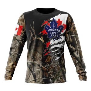 Personalized NHL Toronto Maple Leafs Special Camo Realtree Hunting Unisex Sweatshirt SWS3456