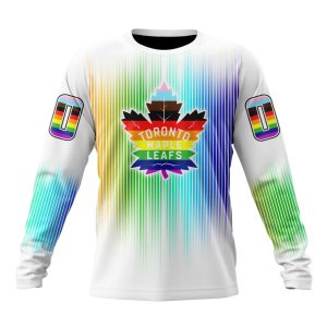 Personalized NHL Toronto Maple Leafs Special Design For Pride Month Unisex Sweatshirt SWS3459
