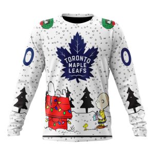 Personalized NHL Toronto Maple Leafs Special Peanuts Design Unisex Sweatshirt SWS3467
