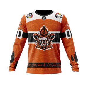 Personalized NHL Toronto Maple Leafs Specialized Design Support Child Lives Matter Unisex Sweatshirt SWS3476
