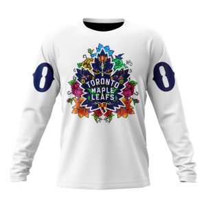 Personalized NHL Toronto Maple Leafs Specialized Dia De Muertos Unisex Sweatshirt SWS3479