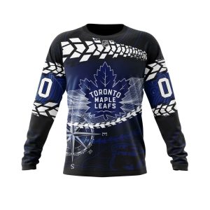 Personalized NHL Toronto Maple Leafs Specialized Off - Road Style Unisex Sweatshirt SWS3486