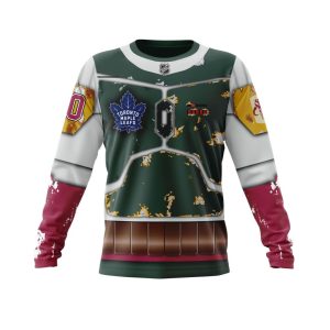Personalized NHL Toronto Maple Leafs X Boba Fett's Armor Unisex Sweatshirt SWS3497