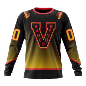 Personalized NHL Vancouver Canucks Special Retro Gradient Design Unisex Sweatshirt SWS3527