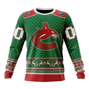 Personalized NHL Vancouver Canucks Special Ugly Christmas Unisex Sweatshirt SWS3531