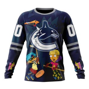 Personalized NHL Vancouver Canucks Specialized For Rocket Power Unisex Sweatshirt SWS3540