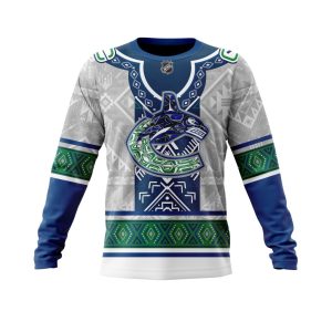 Personalized NHL Vancouver Canucks Specialized Native Concepts Unisex Sweatshirt SWS3544