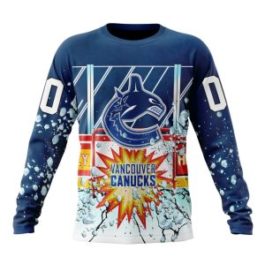 Personalized NHL Vancouver Canucks With Ice Hockey Arena Unisex Sweatshirt SWS3554