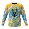 Personalized NHL Vegas Golden Knights Fearless Against Childhood Cancers Unisex Sweatshirt SWS3561