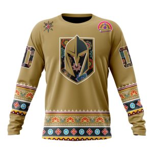 Personalized NHL Vegas Golden Knights Jersey Hockey For All Diwali Festival Unisex Sweatshirt SWS3566