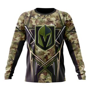 Personalized NHL Vegas Golden Knights Special Camo Color Design Unisex Sweatshirt SWS3571