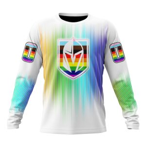 Personalized NHL Vegas Golden Knights Special Design For Pride Month Unisex Sweatshirt SWS3577