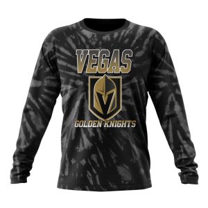 Personalized NHL Vegas Golden Knights Special Retro Vintage Tie - Dye Unisex Sweatshirt SWS3588