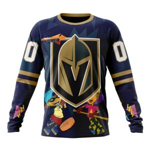 Personalized NHL Vegas Golden Knights Specialized For Rocket Power Unisex Sweatshirt SWS3600