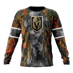 Personalized NHL Vegas Golden Knights With Camo Concepts For Hungting In Forest Unisex Sweatshirt SWS3612