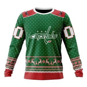 Personalized NHL Washington Capitals Special Ugly Christmas Unisex Sweatshirt SWS3652