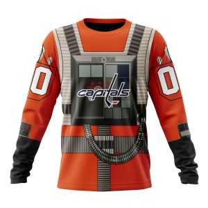 Personalized NHL Washington Capitals Star Wars Rebel Pilot Design Unisex Sweatshirt SWS3670