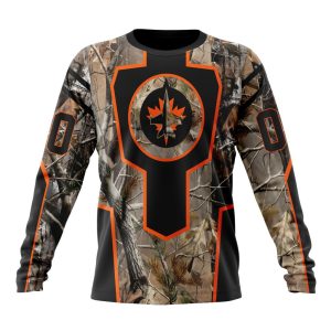 Personalized NHL Winnipeg Jets Special Camo Realtree Hunting Unisex Sweatshirt SWS3692