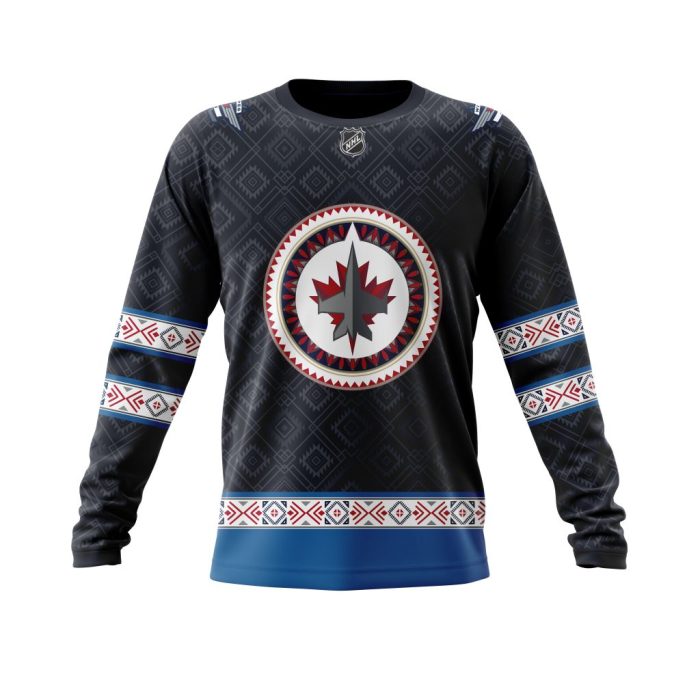 Personalized NHL Winnipeg Jets Specialized Native Concepts Unisex Sweatshirt SWS3723