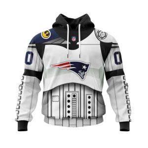 Personalized New England Patriots Specialized Star Wars May The 4th Be With You Unisex Hoodie TH1177