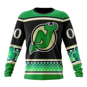 Personalized New Jersey Devils Specialized Hockey Celebrate St Patrick's Day Unisex Sweatshirt SWS1835