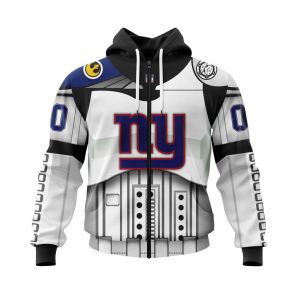 Personalized New York Giants Specialized Star Wars May The 4th Be With You Unisex Zip Hoodie TZH0489