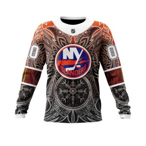 Personalized New York Islanders Dark Norse Viking Symbols Unisex Sweatshirt SWS1839